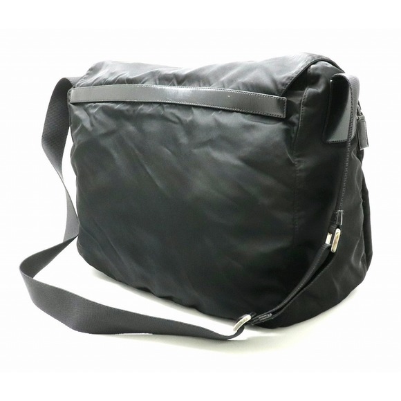 Prada Black Nylon Bag Tessuto Messenger - Picture 1 of 9